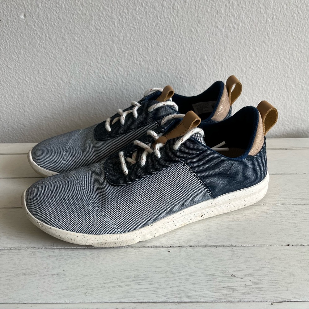 Toms Denim Cabrillo Sneakers Tennis Shoes Trainers Womens Size 7